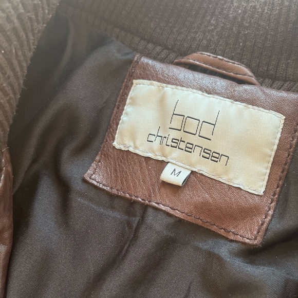 Bod & Christensen Leather Men’s Jacket - Picture 4 of 4